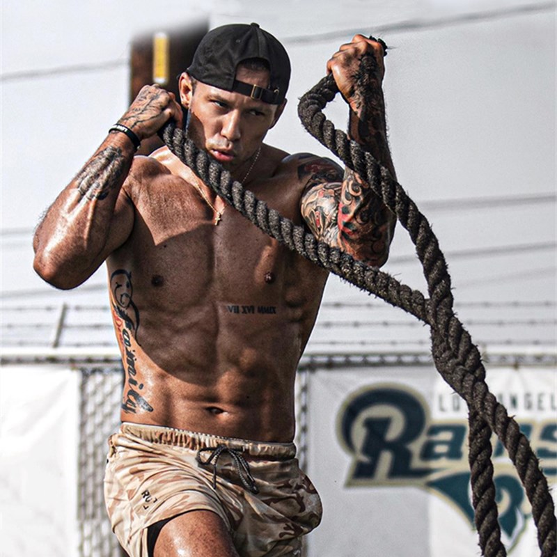 Battle Rope Heavy - 9/12/15M * 25MM Fitness Poliestere Pesante