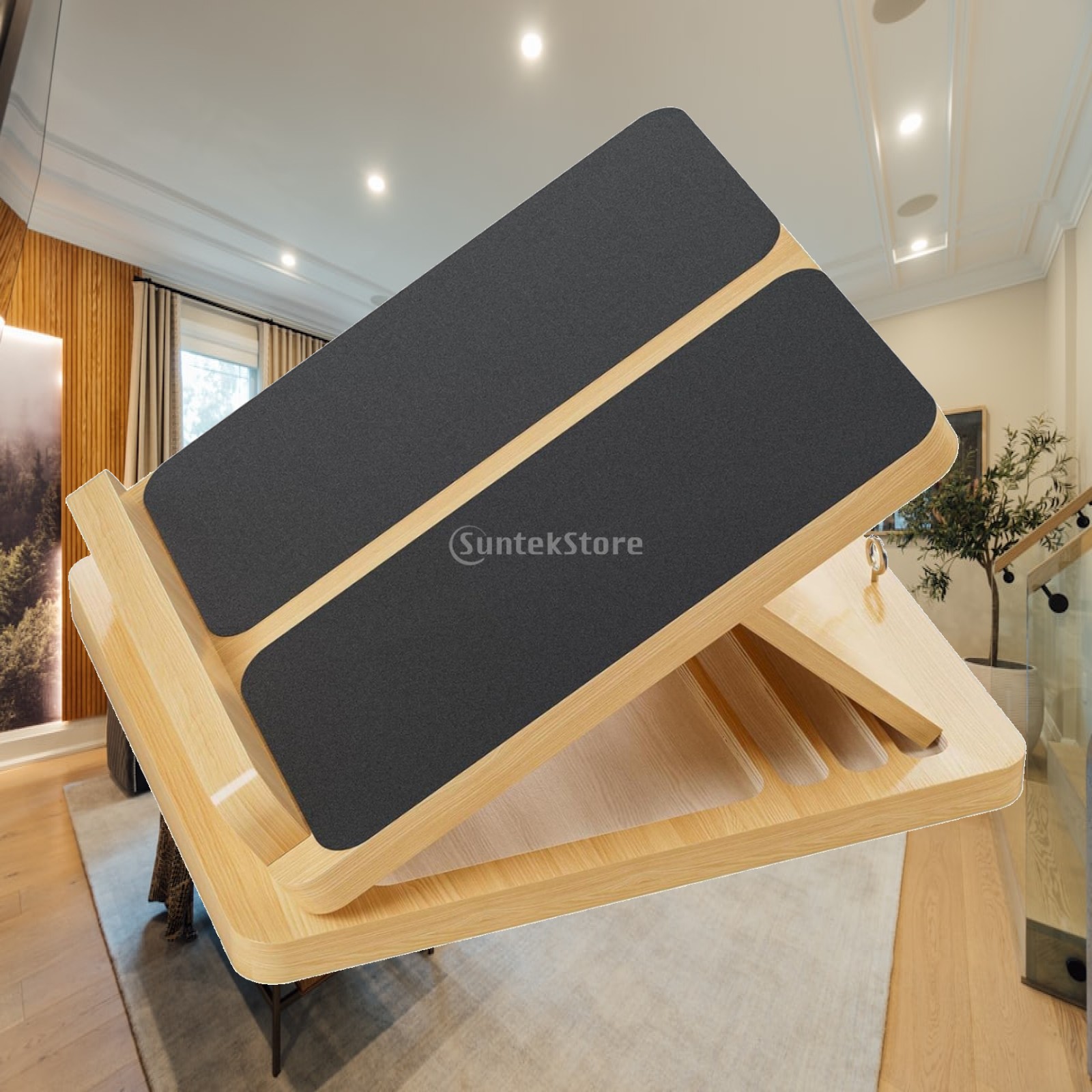 Home Gym Portable - Tavola inclinata pieghevole in legno per