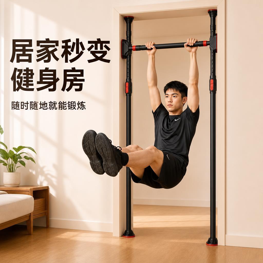 Home Gym Routine - Barra orizzontale regolabile per porte, robusta