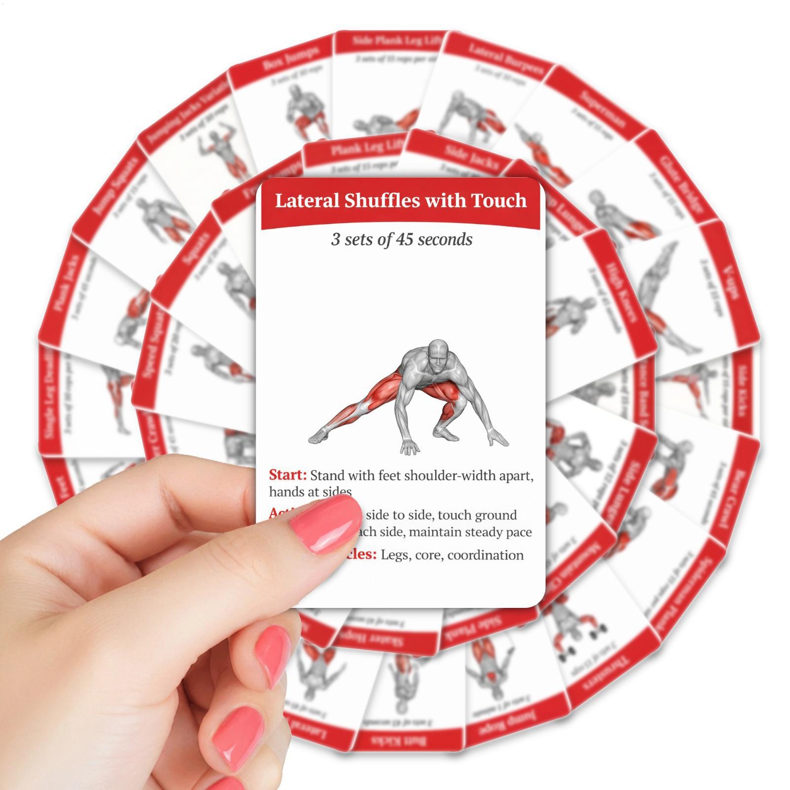 Set di Carte per Esercizi, 36  - Home Gym Equipment Set recensione e prezzo