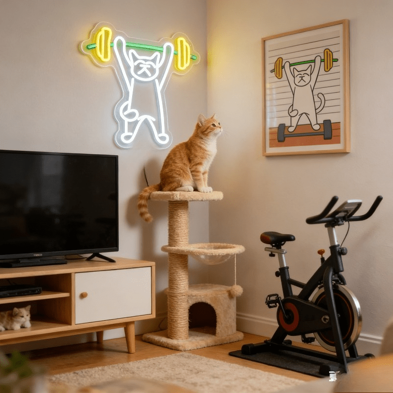 Insegna al Neon LED a Forma di - Home Gym Neon Sign recensione e prezzo