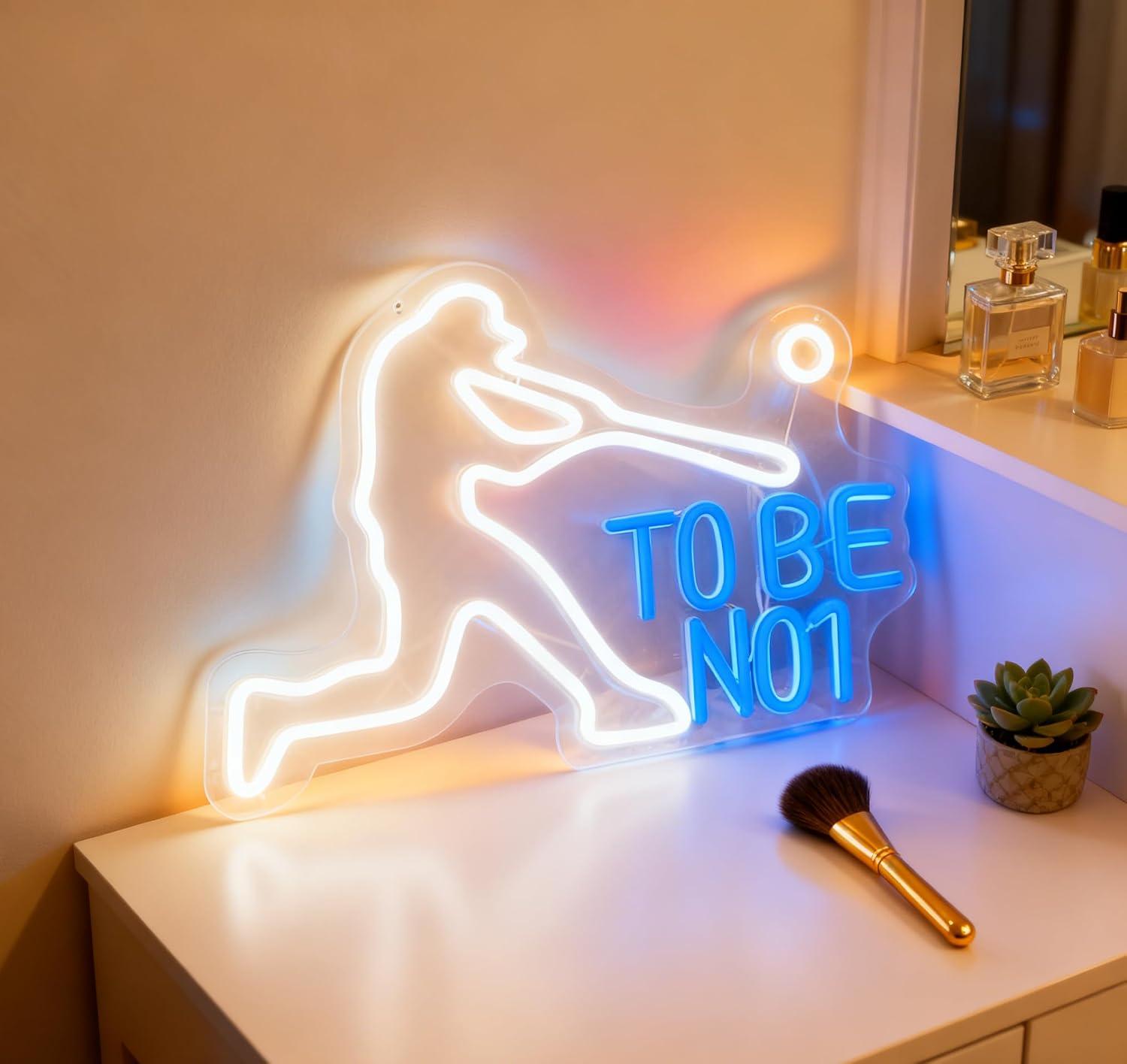 Insegna al neon To Be No1, luc - Home Gym Neon Sign recensione e prezzo