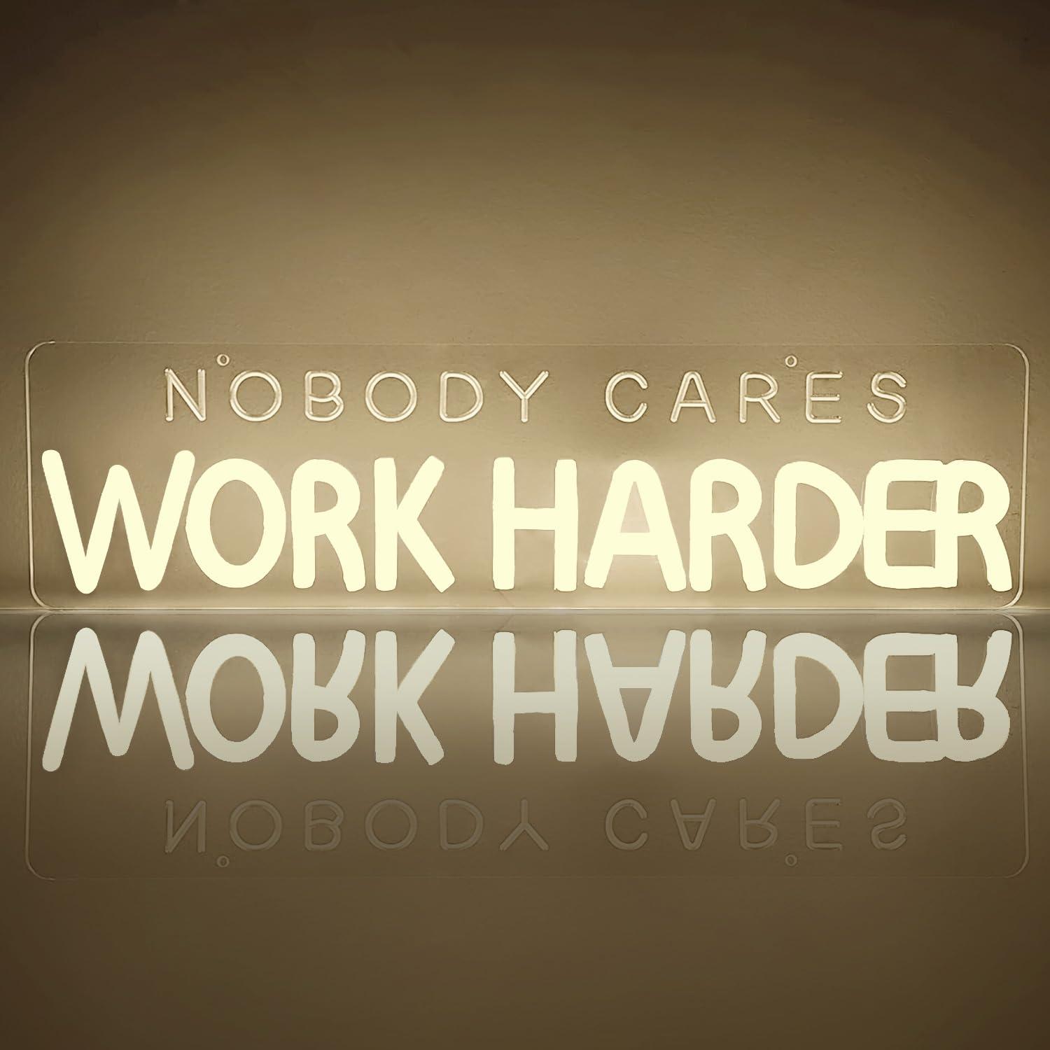 Insegna al Neon 'Nobody Cares  - Home Gym Neon Sign recensione e prezzo