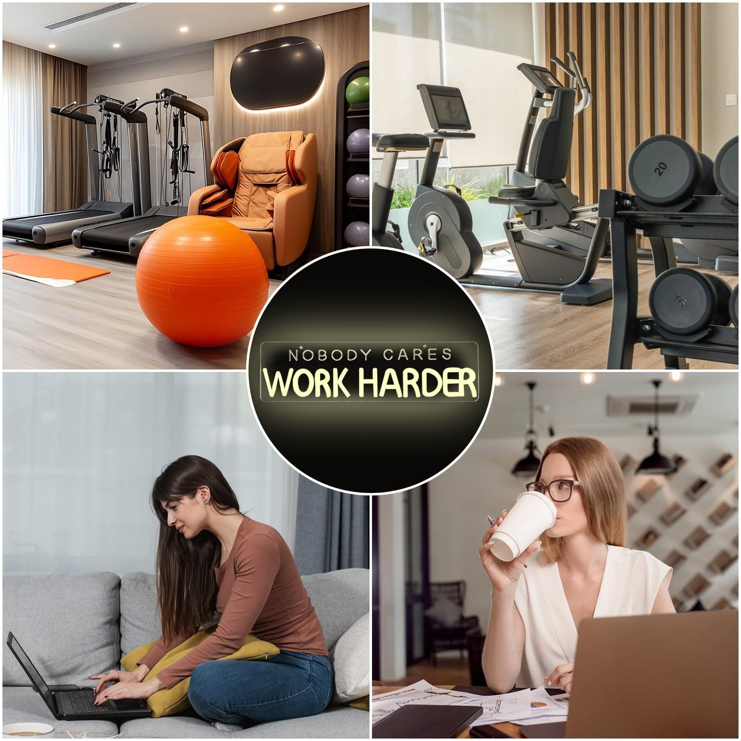 Insegna al Neon 'Nobody Cares  - Home Gym Neon Sign recensione e prezzo