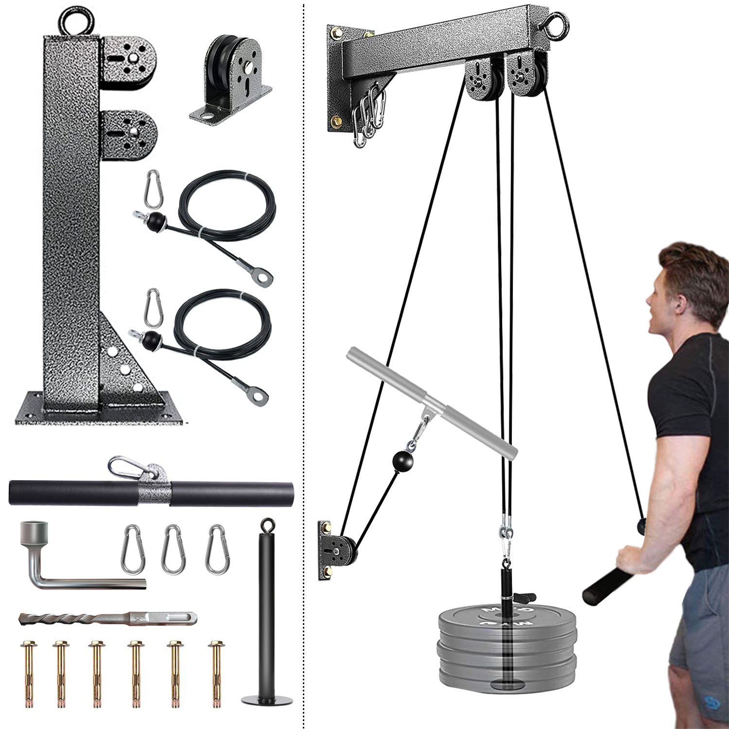 Sistema di pulegge per montagg - Lat Pulldown Cable recensione e prezzo