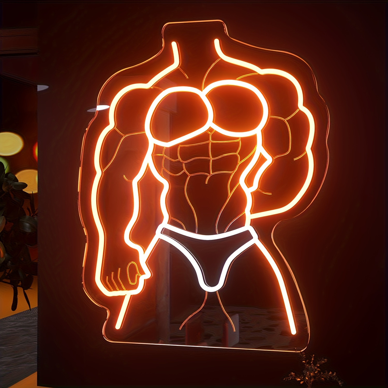 Muscle Man Insegna al neon Ara - Home Gym Neon Sign recensione e prezzo