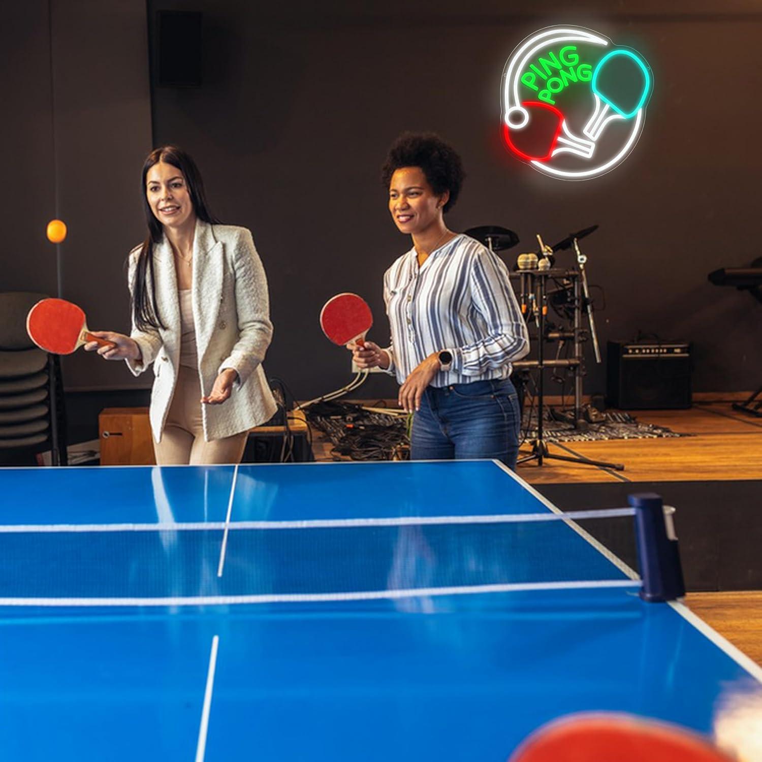Insegna al Neon Ping Pong, Luc - Home Gym Neon Sign recensione e prezzo