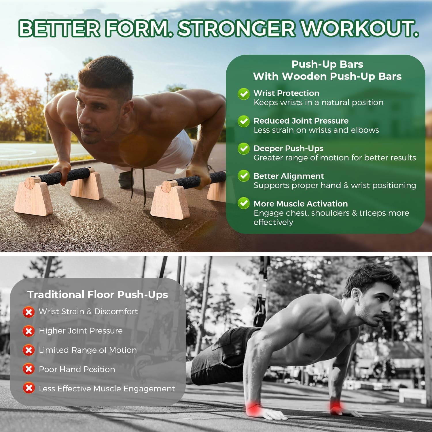 Maniglie in legno per esercizi - Home Gym Routine recensione e prezzo