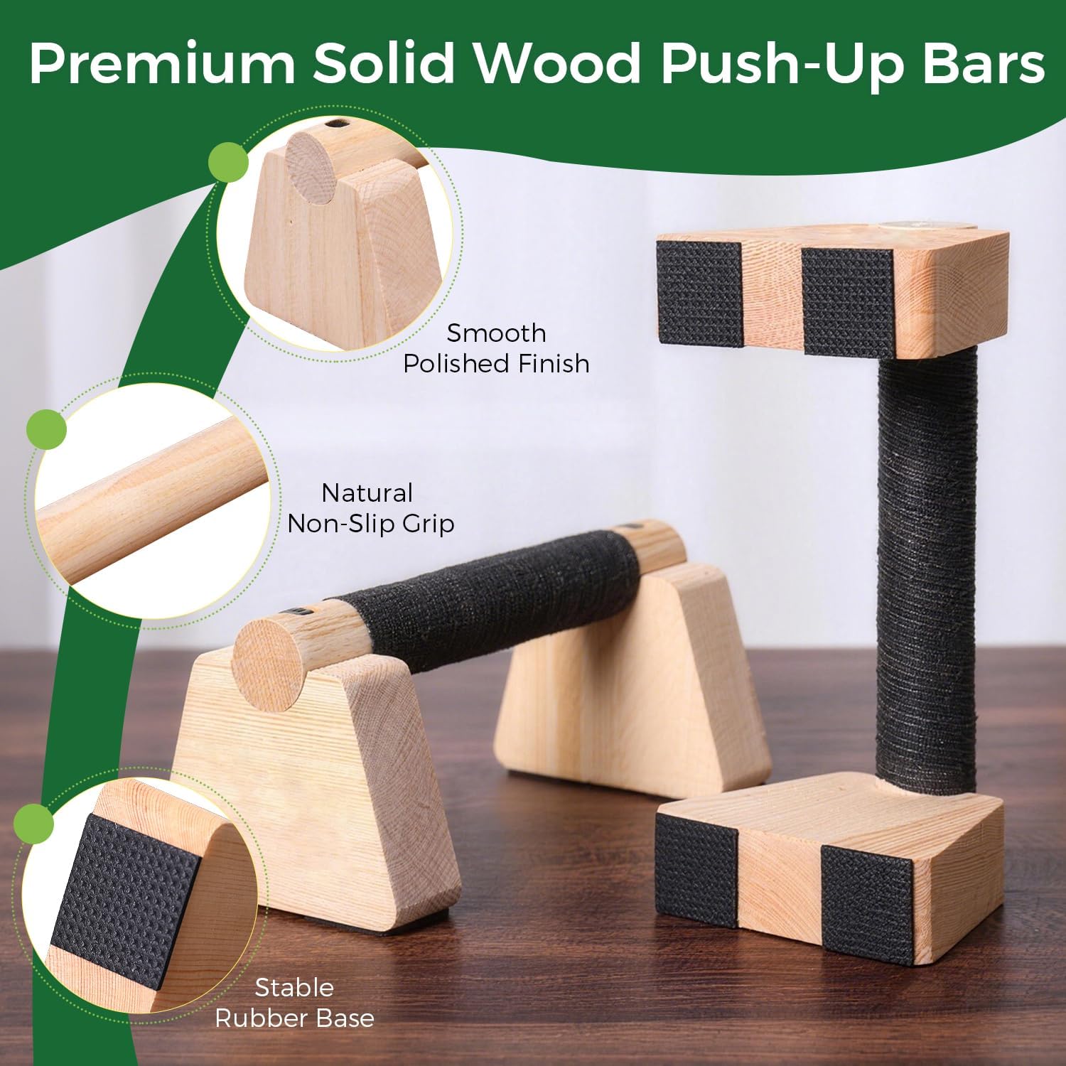 Maniglie in legno per esercizi - Home Gym Routine recensione e prezzo