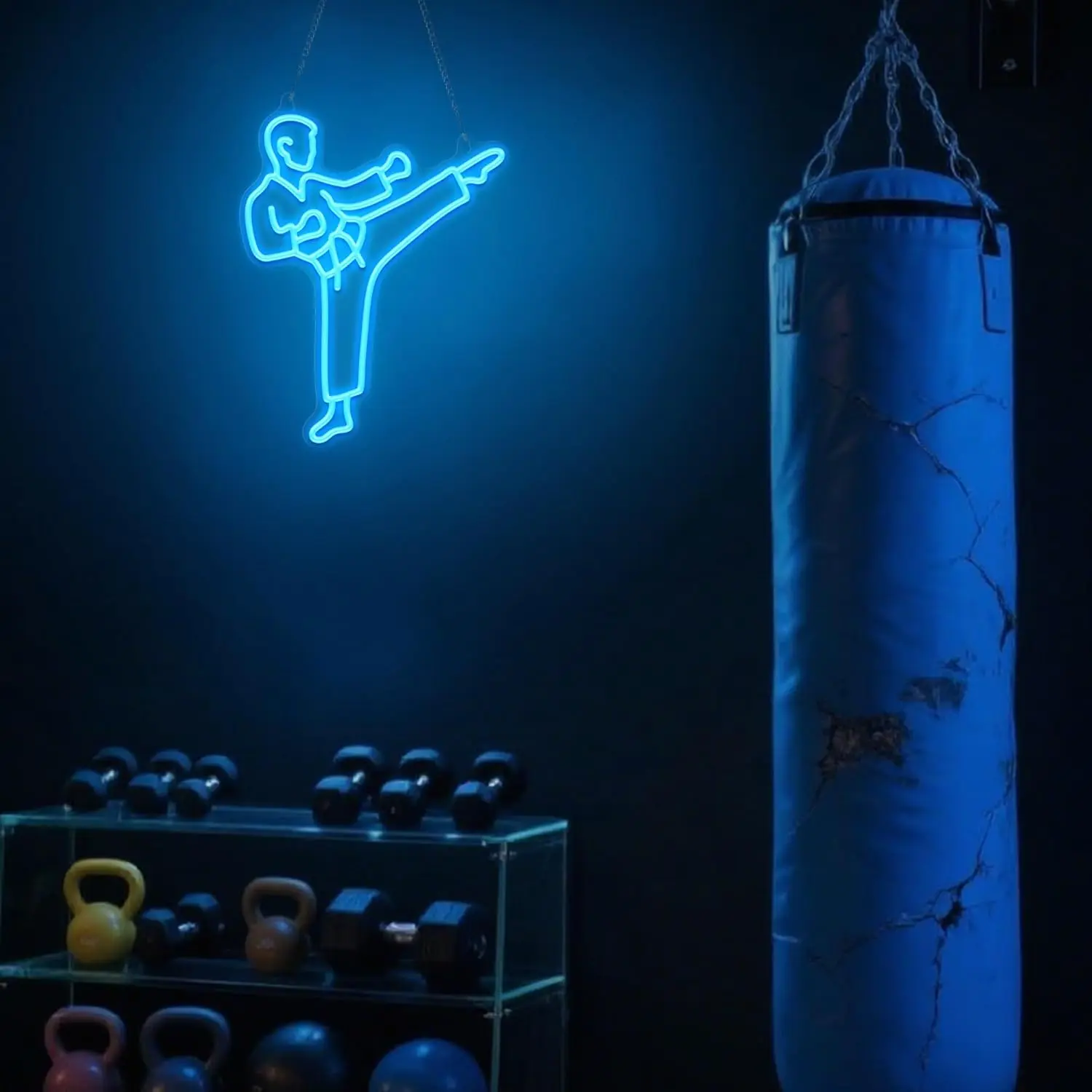 Insegna al neon Karate Man, la - Home Gym Neon Sign recensione e prezzo