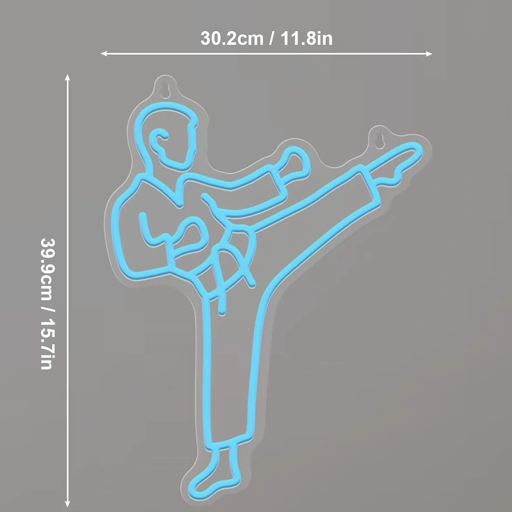 Insegna al neon Karate Man, la - Home Gym Neon Sign recensione e prezzo